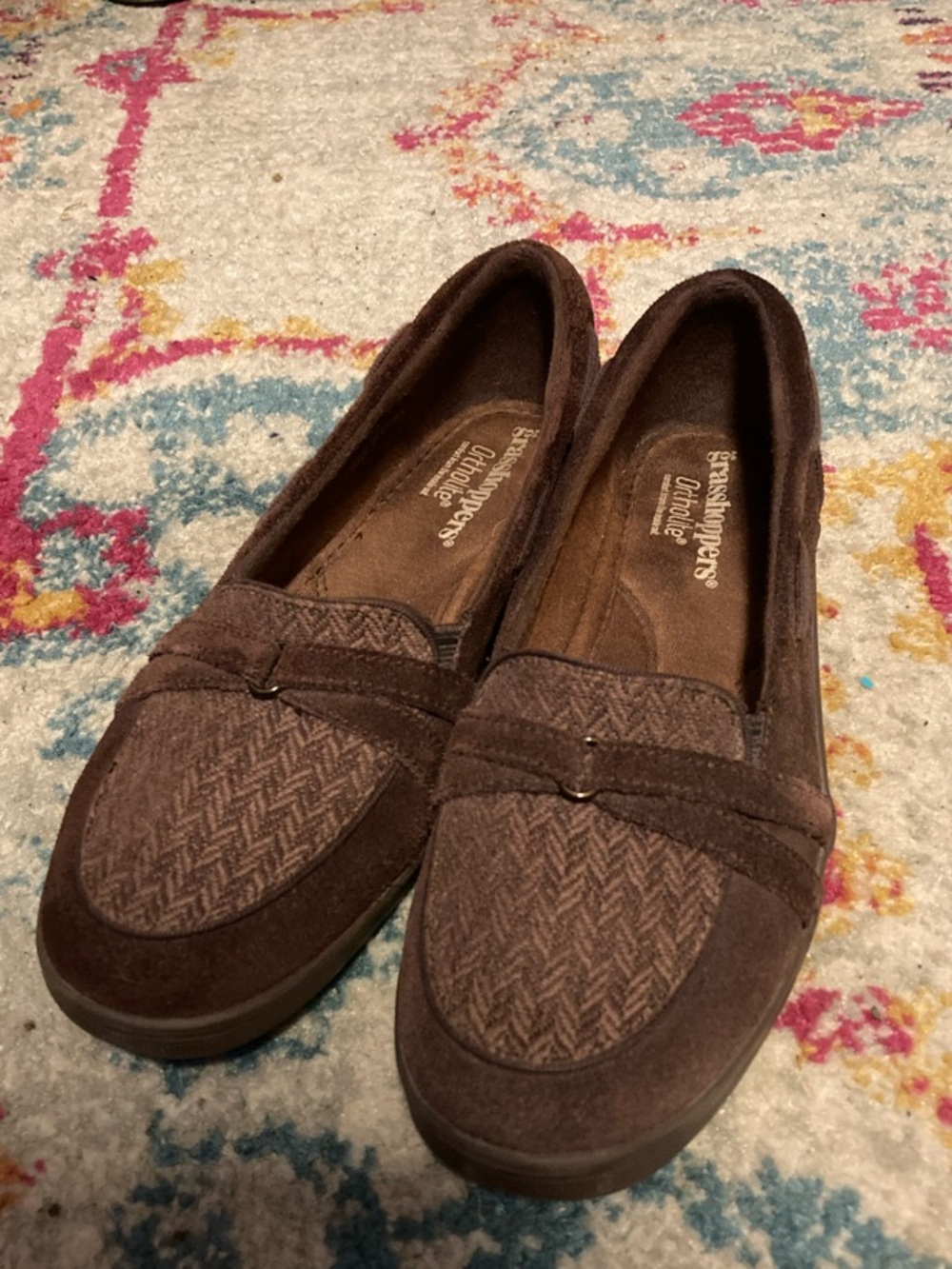 Grasshoppers Brown Women's Flats/Loafers Size 7